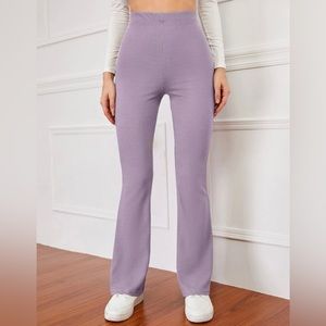 SHEIN high waist flare pants XS